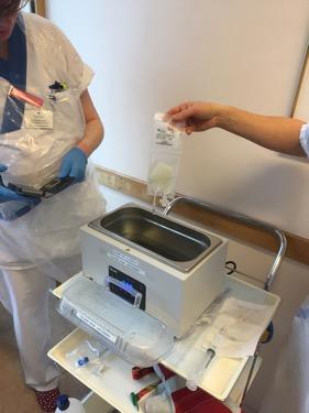 2 nd dose in selected patients Followed by gemcitabine Inför studiestart har vi även vidareutvecklat vårt produktionsprotokoll vid Vecura på Karolinska sjukhuset, samt satt upp fler analysmetoder för