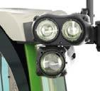 Standard- och tillvalsutrustning Standard: g Tillval: c BELYSNINGS- OCH MONTERINGSOMRÅDEN FENDT 300 VARIO Utrustningsvarianter.