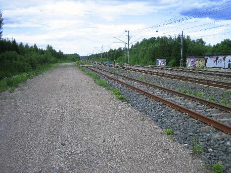 Järlebo Kommun Östhammar Närmaste större väg 292, E4 Lastkaj Nej Övrigt 380V finns Markyta Grusplan Närliggande anläggning Zon 1 (10 km): 0 st Spår på platsen Skick Lagringsyta Ett spår 800 m B -