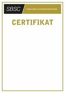 SBSC Certifiering CLIQ Cert Nr Innehavare Typ Beteckning Klass Regelverk Primärt certorg Giltighetstid 14-483 ASSA AB Mekatronikcylinder B5902 EN 15684-2012 SBSC 2020-12-18 CLIQ B59S12 CLIQ 17-604