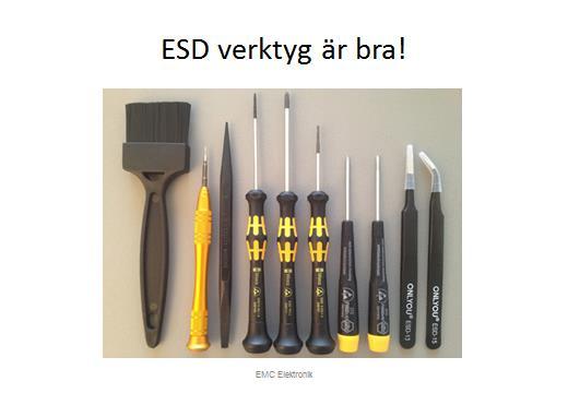 Direkt urladdning genom elektroniken
