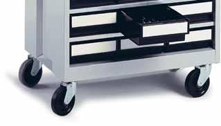 2440 ESD kassettstorlek D x B x H: 410 x 605 x 870 mm med 24 lagerlådor, typ 4020-4ESD tillbehör: