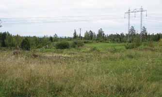 Figur 6.12. Ledningen omgärdar landskapet vid Bromsjöbodarna. Tabell 6.7. Landskapsbildsobjekt i Lindesbergs kommun.
