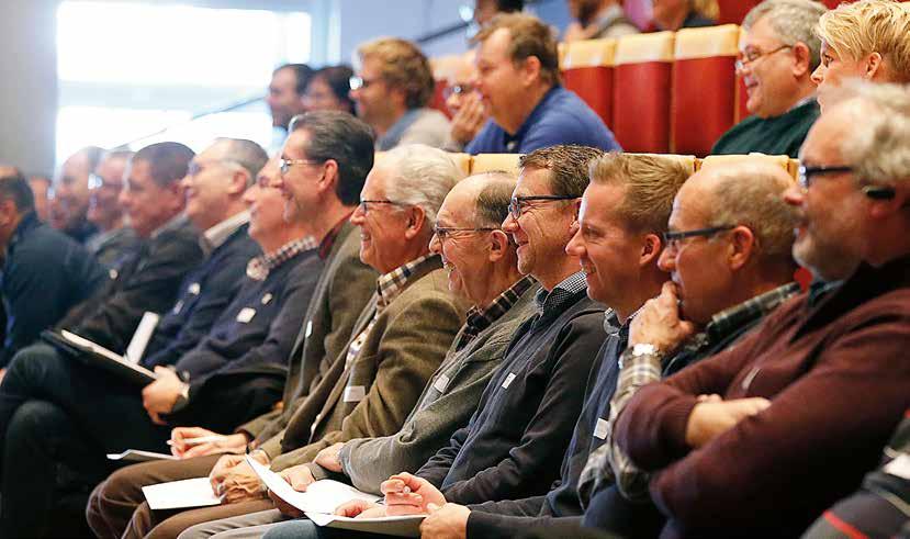Positiv stämning. Det var högt i tak, och stort intresse bland de cirka 200 personer som deltog i Rapsmästarseminariet på Alnarp den 9 november 2016.