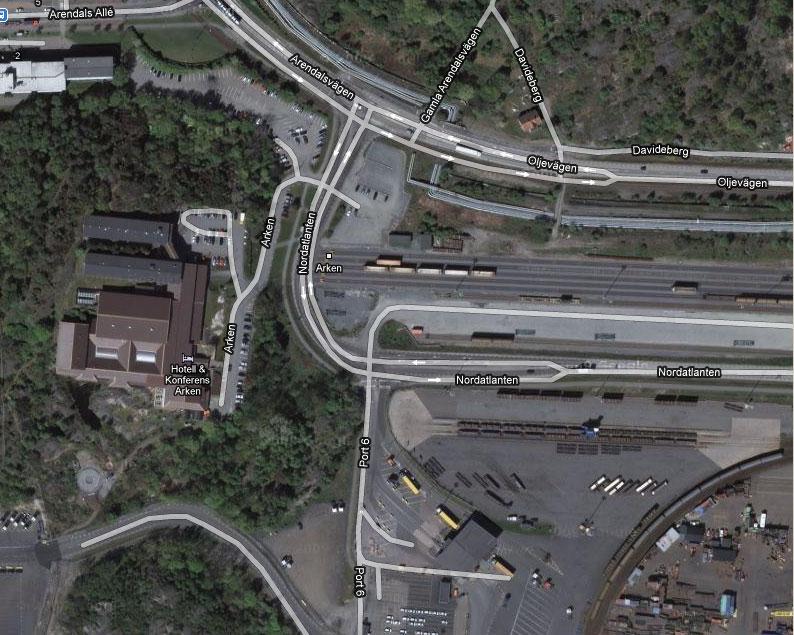 Bangård Figur 5 Bangårdens placering mellan Nordatlanten och Oljevägen. 3.
