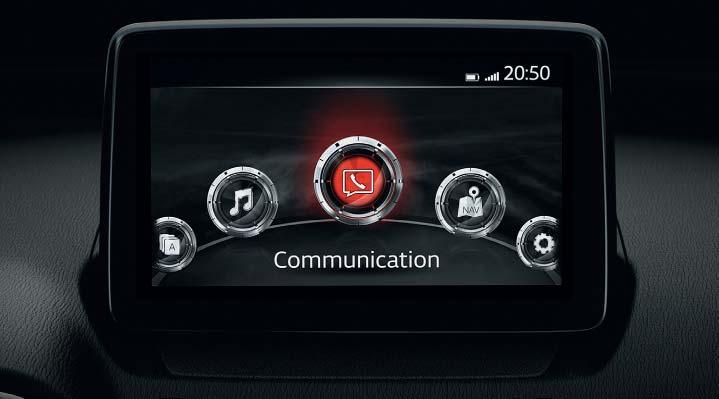 HMI COMMANDER (PREMIUM PLUS) Med HMI Commander kan du kontrollera infotainmentsystemet, navigationssystemet ochmer med enkla vrid-, tryck- och