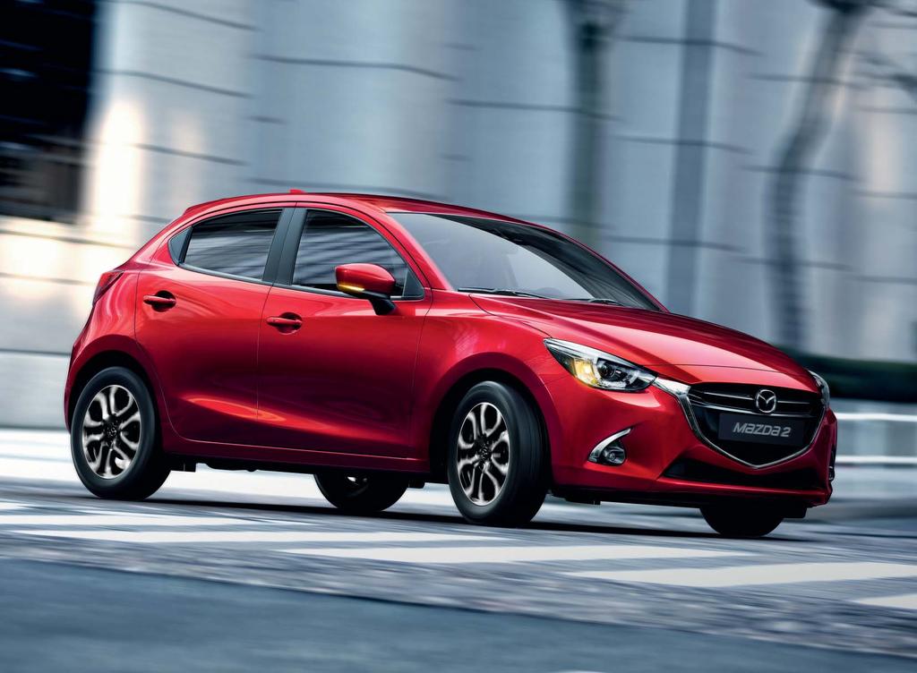 T A R A T T E N Allt med Mazda2 är skapat för att upplevas, från utseende till prestanda.