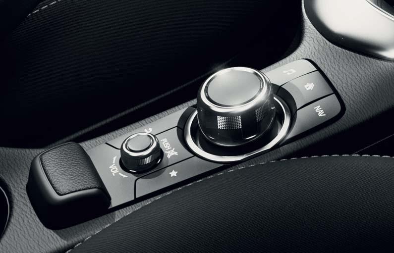 Du kan göra alla resor så interaktiva som möjligt med Mazda2:s imponerande kombination av
