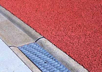 ANRIN SPORT Systemet ANRIN SPORT Systemet gjort av polymerbetong Materialet är sammansatt av naturligt förekommande mineraler, kristaller och harts.