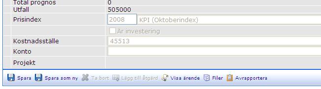 De eventuella extra-rader som har lagts till på ärendet blir nya underhållsåtgärder på det nya planeringskortet.