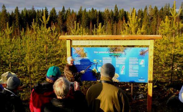 Beskrivning demonstrationsförsök Vännfors med Dag Lindgrens lektionssal Skogforsks beskrivning finns på ett pdf dokument 655 Vännfors var särskilt lämpligt för ett demonstrationsförsök, beläget nära