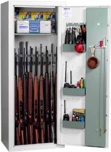 brandsäkert dokumentskåp P90 (plats för 3 A4-pärmar) med utdragbar låda. Kolvstödsmatta.