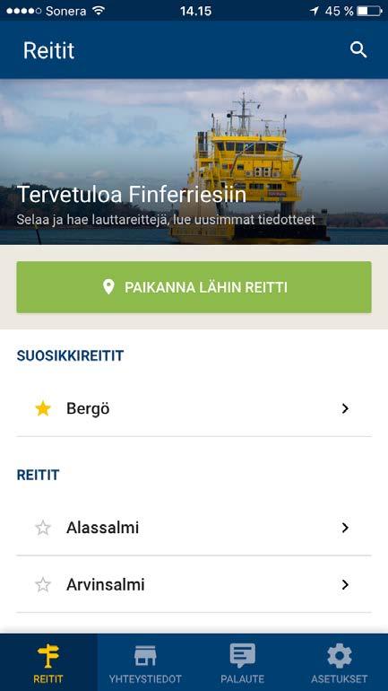 Slutet av 2016 Bolaget deltog i den medelstora sjöräddningsövningen HARRY 3.11.2016 med den frigående färjan Antonia. Bolaget hyrde 2.12.