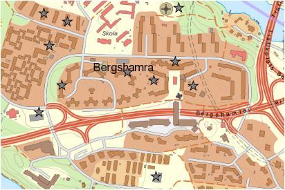 Teckenförklaring Ej riskklassat förorenat område Utredningsområde Figur 3. Potentiellt förorenade områden, urklipp från Länsstyrelsens länskarta 3.