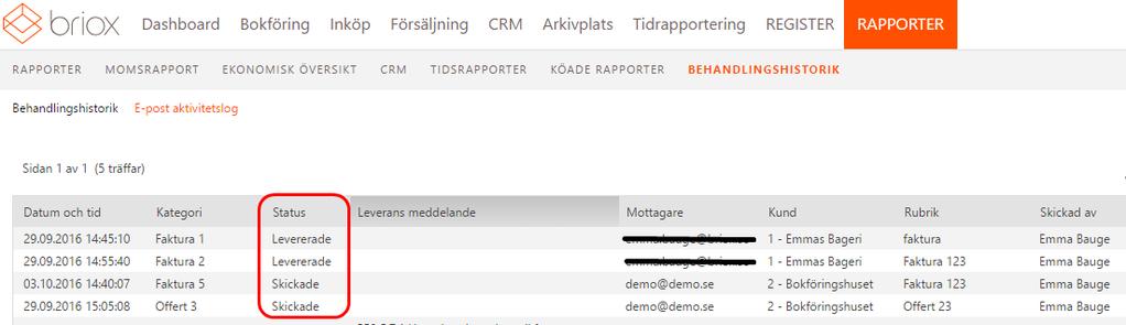 Försäljning Skriva valfri text till kunders e-post När du skickar offerter, kundorder eller fakturor till din kund har du fram tills nu, haft möjlighet att skicka en standardtext med förinställda
