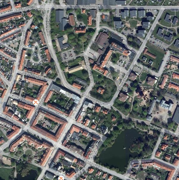 Planeringsunderlag 1 Uppdrag har på uppdrag av Fastighetsbolaget Kronan 2 Landskrona AB utfört en geoteknisk undersökning för Sjukhuskvarteret 18 och 19, Landskrona.