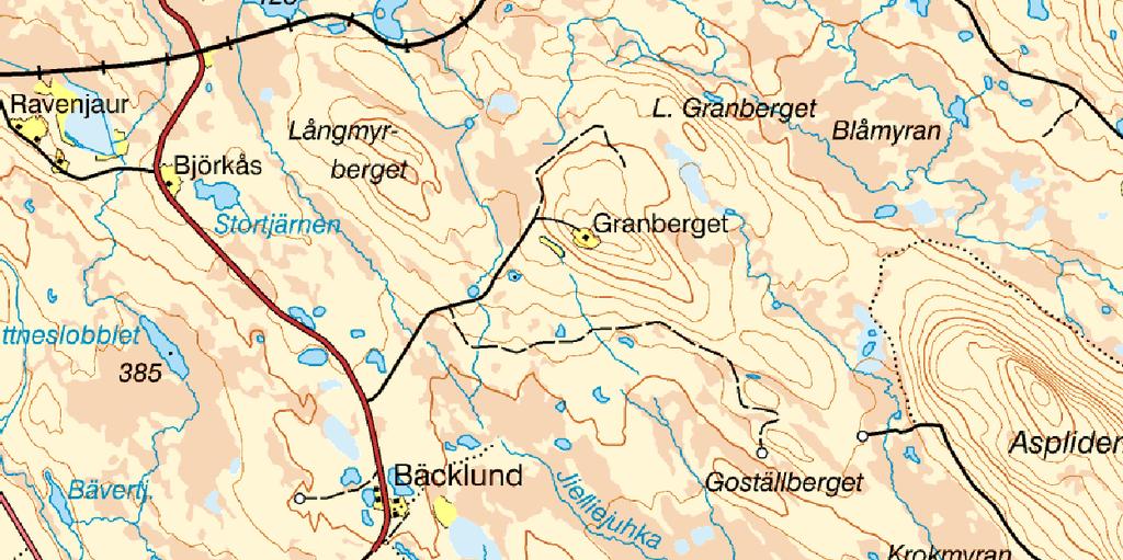 Områdets historia Det första bosättningsförsöket i Granberget gjordes år 1870.