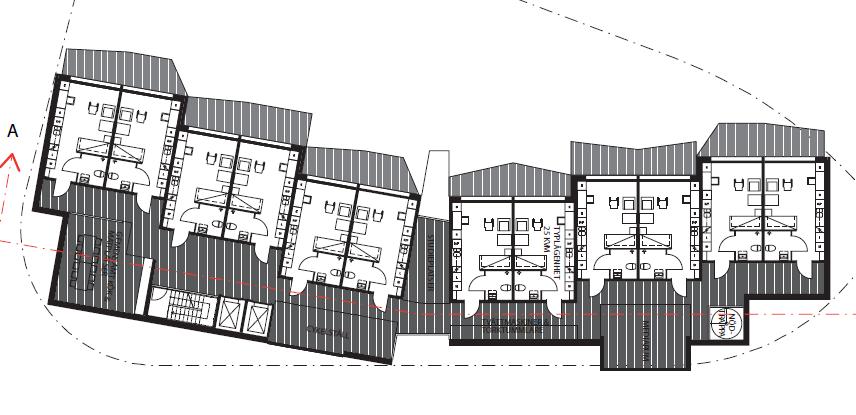repo001.docx 2012-03-29 3.2 Ljudnivå vid fasad år 2035 Resultatet visar att fasader mot Mölndalsvägen och Framnäsgatan får ekvivalenta ljudnivåer upp till 66 db(a) respektive 64 db(a).