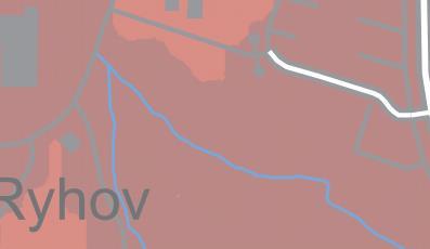 Det finns även spår av erosion längs det dike som leder ner till ravinen från planområdet. Vattnet leds vidare mot bebyggelsen nordväst om planområdet delvis genom ett längre kulvertsystem.