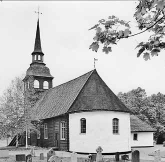 utformning. Anknytningen till sockenkyrkan förstärktes också av att hans svåger var kyrkoherde i socknen. Johan Printz avled emellertid 1663 och begravdes i en murad grav under korgolvet.