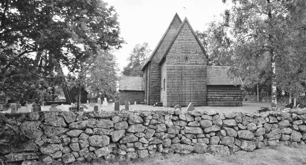 Agunnaryds socken (Hansson 2001). Byggnaden bestod enligt den delvis bevarade grunden av en ordinär korkyrka.