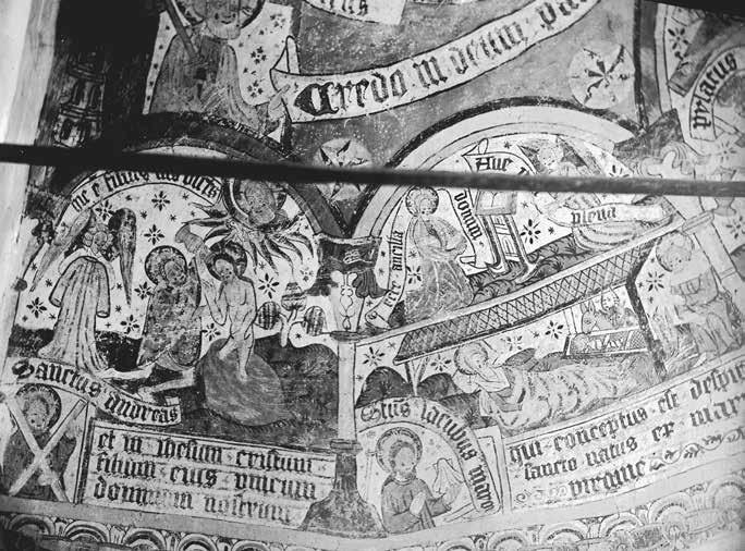 i Kumlaby kyrka på Visingsö, har båda vanligen attribuerats till mäster Amund, den målare som 1494 signerade de numera genom brand förlorade målningarna i Södra Råda gamla kyrka i södra Värmland.