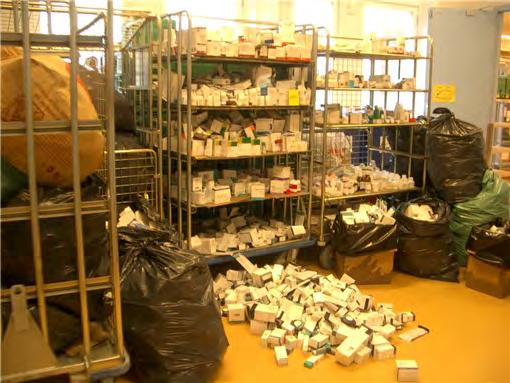 Stor kassation 1128 ton läkemedel l återlämnades 2009 150 402