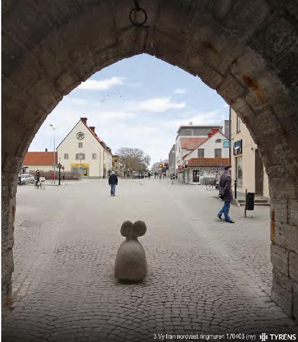 Region Gotland PLANBESKRIVNING SAMRÅD BN 2015/871 Visby Dovhjorten 6 m fl 2017-05-03 Planområdet ligger i direkt anslutning till riksintresset Visby innerstad för kulturmiljövården, beslut av