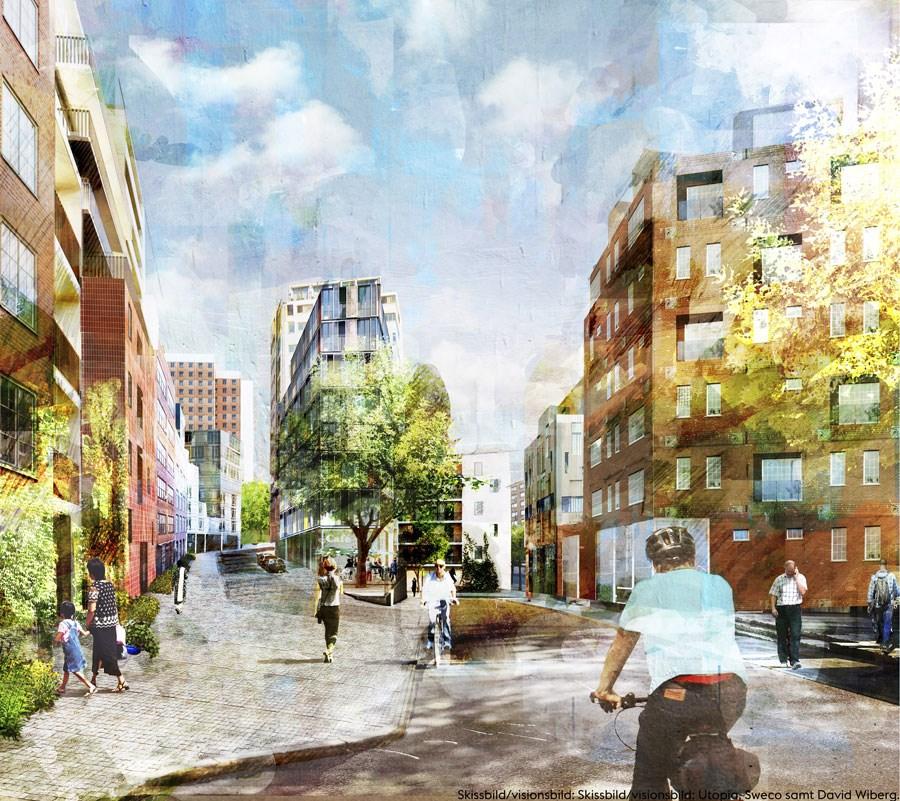 Sida 4 (14) Bostäder Programförslaget innehåller uppemot 700 nya bostäder. Marken inom området ägs till största delen av staden. Markanvisning föreslås ske under hösten 2014.