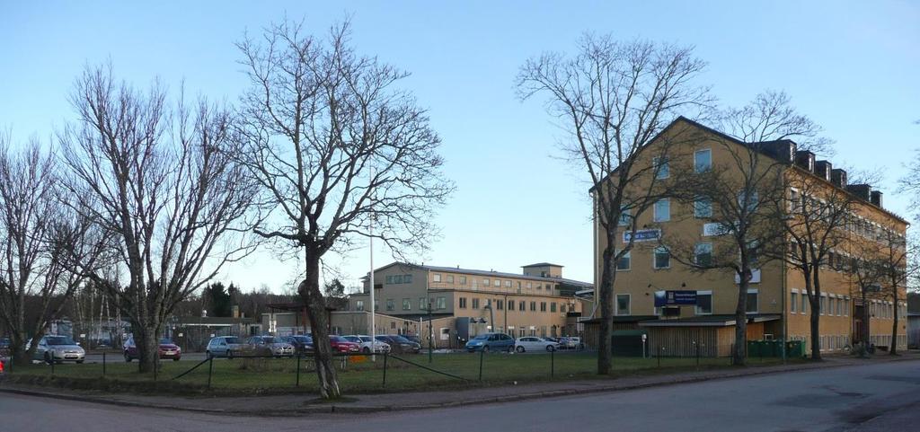 Grönyta söder om planområdet (nordvästra delen av fastigheten Nötskrikan 12) Panorama över planområdet från söder I den västra delen av