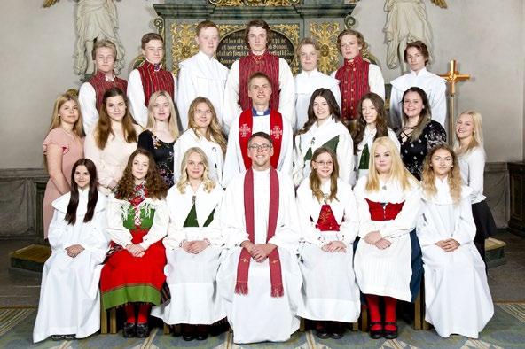 Westberg, Else-Mari Vestlund, Inga-Lill Westlund, Anna-Karin Wiklund, Lisa von Holst, och kyrkoherde Konfirmander: Robin Björk, Ida Björkman, Linnea Dahlin, Emil Haglund, Enya Hummer, Ida Isaksson,