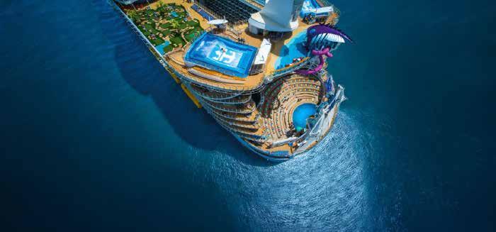 Club Eriks noga utvalda upplevelser Höstlovskryssning i Karibien med världens största fartyg Symphony of the Seas Florida - Honduras - Mexiko - Bahamas - Florida Med Royal Caribbeans nya fartyg