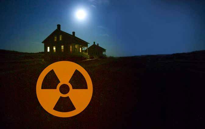 VI KAN MER ÄN TAK Radon Hotet från underjorden Det enklaste och mest kostnadseffektiva sättet att slippa radonproblemet i en byggnad är att aldrig släppa in den farliga gasen.