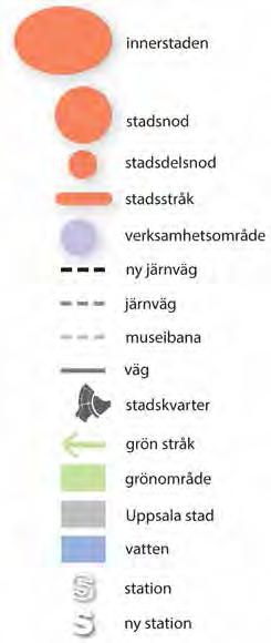 Stadsstråken utgör ett naturligt samband av stadsliv och innerstadsmiljöer