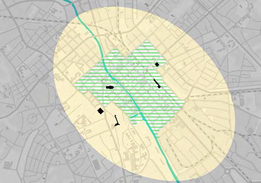 Centrumområde med tydlig gåprioritet Innerstadsområde med god framkomlighet för gående Olika sätt att prioritera gående Det ska tydligt märkas att gående prioriteras när man rör sig i innerstaden.