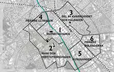 I övrigt dominerar 1600-talets rutnätsstad som ständigt utvecklas. Öster om ån genomfördes en omfattande stadssanering under 1960- och 70 talet.
