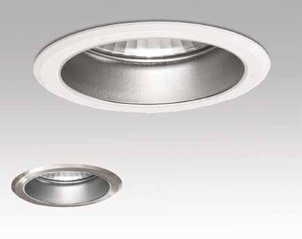 DOWNLIGT CDM DOWNLIGT ALT/ALT LD Downlight för urladdningslampa. Armaturring av gjuten aluminium, som standard vit. Övriga detaljer av aluzink.