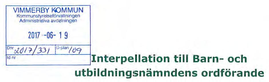 Vi anser att kommunens förskola ska vara kostnadseffektiv och trygg, och vill ha underlag för olika alternativ sål att vi kan ta välgrundade beslut, därför ställer vi följande interpellation.