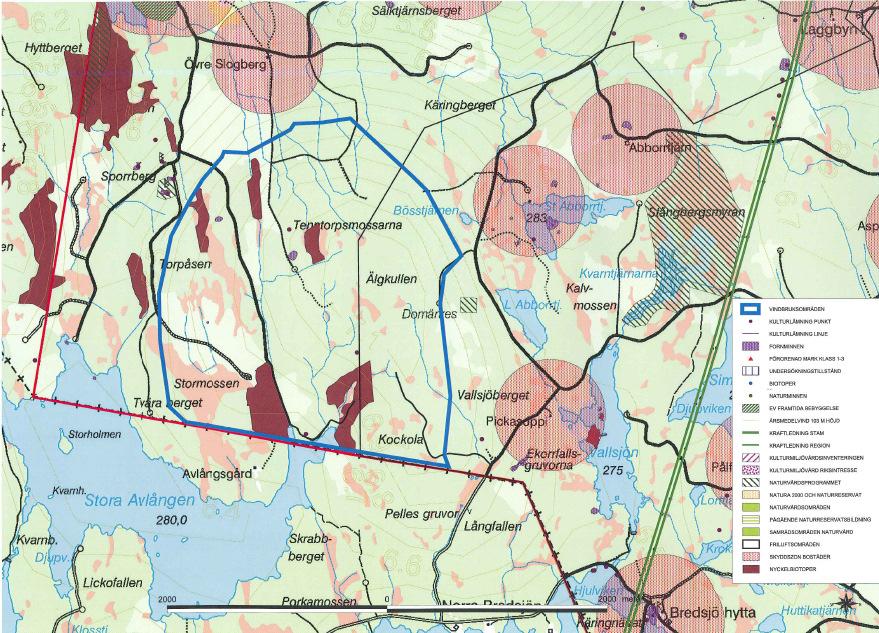 kulturmiljövärden. I planeringsunderlag om vindkraft för Norbergs kommun pekas området runt Fragg ut som olämpligt för vindkraft. Möjligheten till elnätsanslutning behöver utredas vidare.