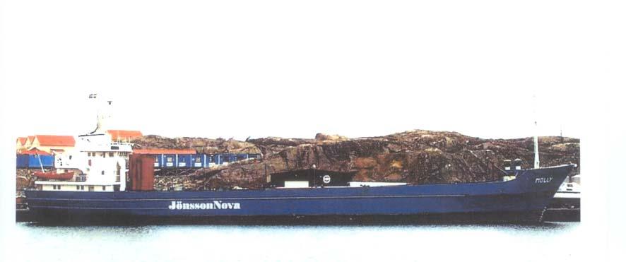 Torrlastfartyget MOLLY, J8B2503, i