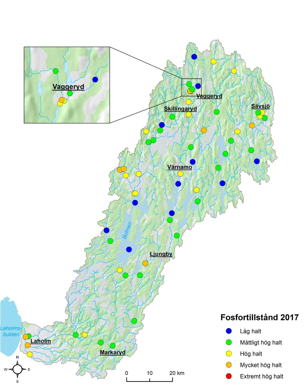 Recipientkontrollen i Lagan 2017 Medins Havs och Vattenkonsulter AB