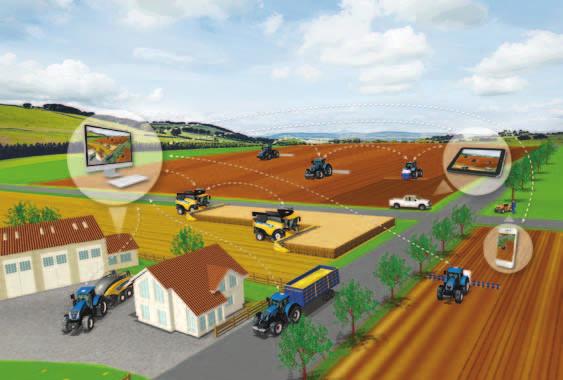 NEW HOLLAND PLM PROGRAM TELEMATIK: HANTERA DIN MASKIN PÅ ETT BEKVÄMT SÄTT FRÅN DITT KONTOR PLM Connect gör att du kan koppla upp till din skördetröska på ett bekvämt sätt från ditt kontor, via ett