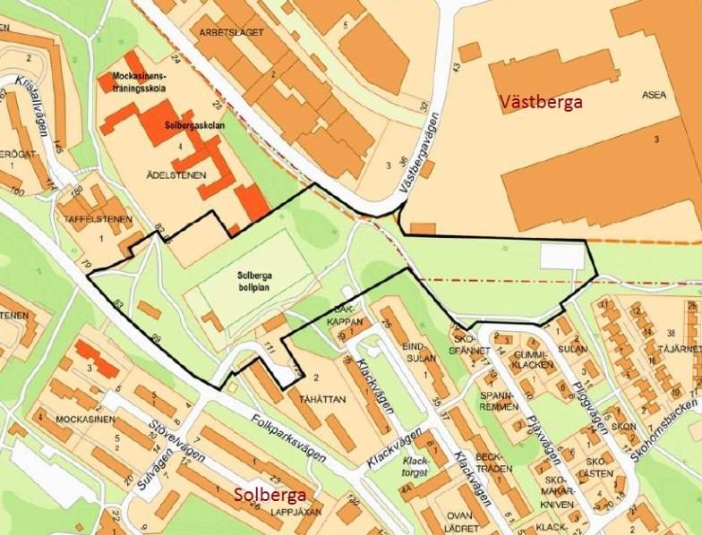 Sida 3 (8) området runt Telefonplan. Denna idrottsplats får ett läge där den kan utnyttjas av såväl skola som fritidsförening i området. Avstämning har skett med stadsledningskontoret.