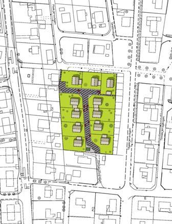 PLANFÖRSLAGET Illustration: Staffan Holfelt Arkitekter ÖVERENSSTÄMMELSE MED ÖVERSIKTSPLANEN Förslaget följer översiktsplanen.