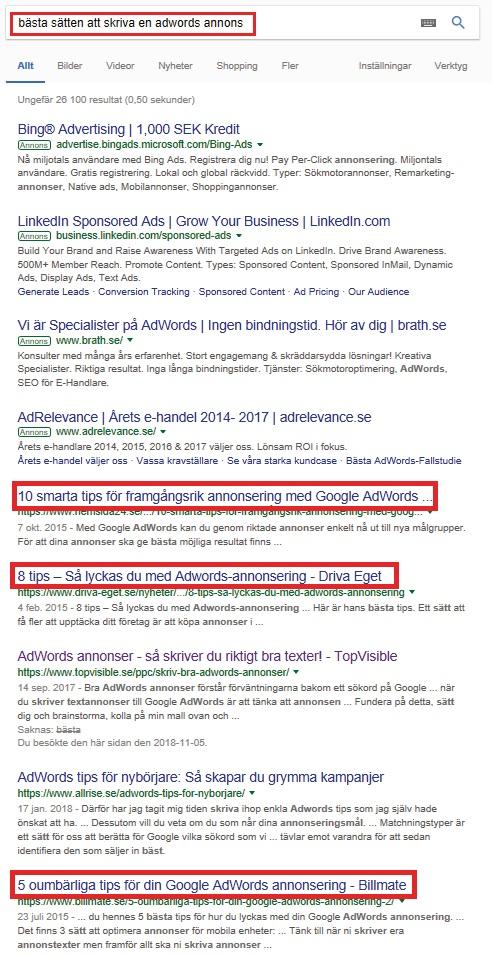 Bilden ovan visar också att en del använder sig av ojämna tal.