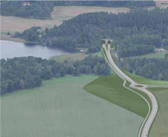 När de skall mot Drottningholm kör de ut via gång- och cykelvägen fram till cirkulationsplatsen alternativt via en ny anslutning som följer