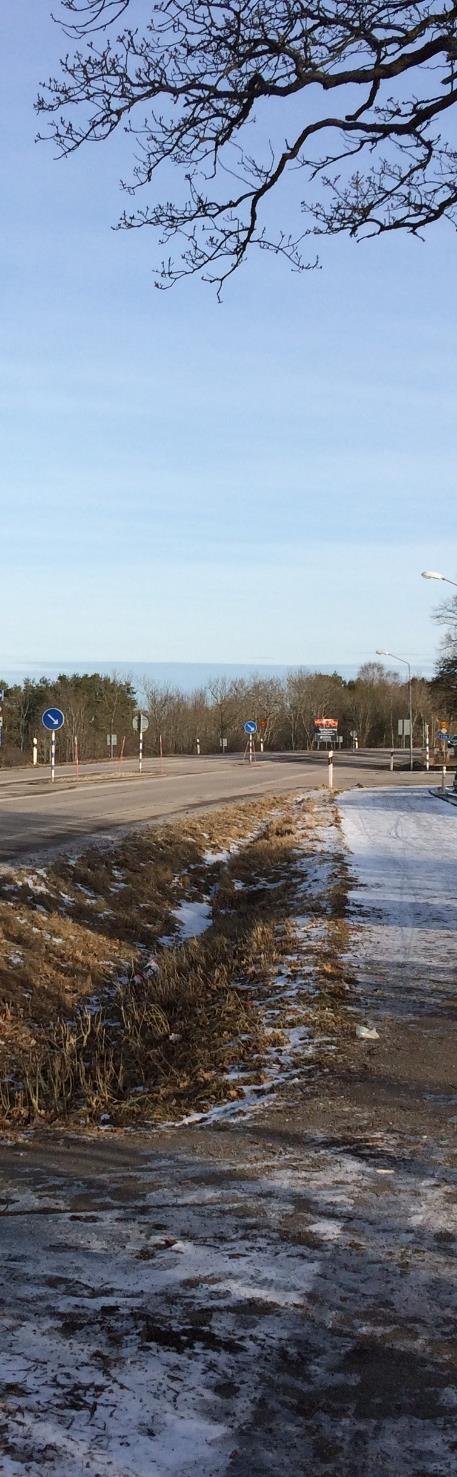 Brister på nuvarande väg Bristande trafiksäkerhet Begränsad framkomlighet