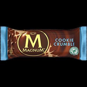 Var lätt till smaken!" Noora hade i sin tur valt en pinnglass vid namn magnum cookie crumble.