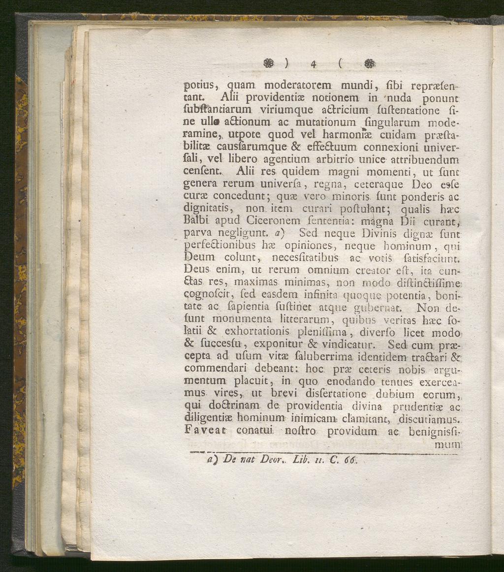 # ) 4 ( # potius, quam moderatorem mundi, fibi repnelen tant.