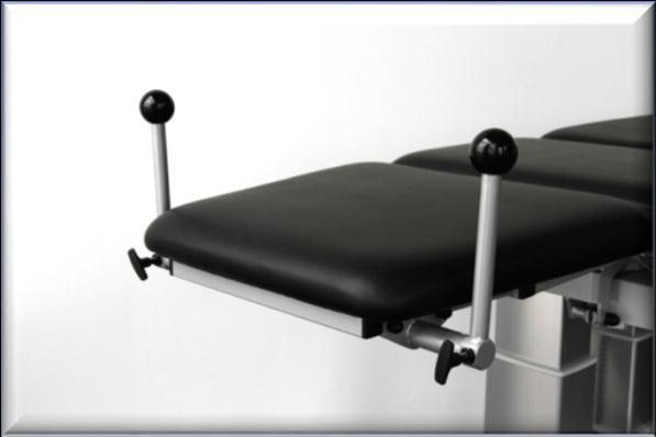 Artnr 140-00266-00 *Val vid beställning av nytt bord Körhandtag ben fällbara Speciellt användbara när patienter i huvudsak